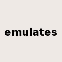emulates是什么意思