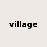 village是什么意思