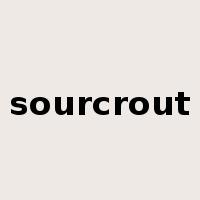 sourcrout是什么意思