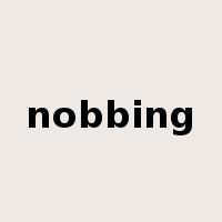 nobbing是什么意思