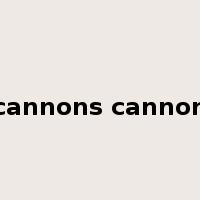 cannons cannon