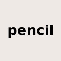 pencil是什么意思