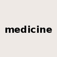 medicine是什么意思