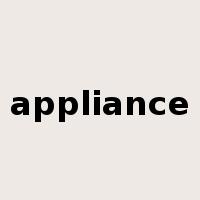 appliance是什么意思