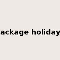 package holidays是什么意思