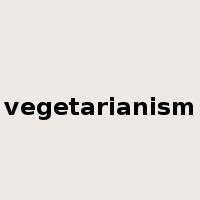 vegetarianism是什么意思