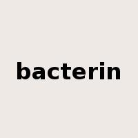 bacterin是什么意思