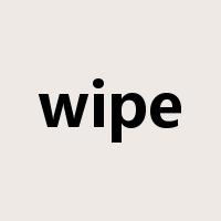 wipe是什么意思