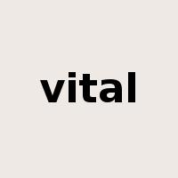 vital是什么意思