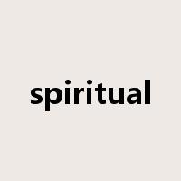 spiritual是什么意思