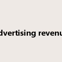 advertising revenue是什么意思