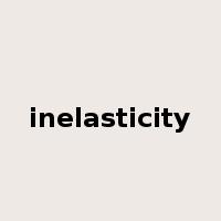 inelasticity是什么意思