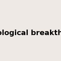 technological breakthrough是什么意思