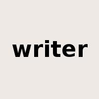 writer是什么意思