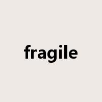 fragile是什么意思