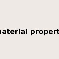 material property是什么意思