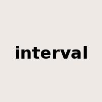 interval是什么意思