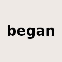 began是什么意思