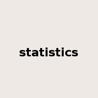 statistics是什么意思