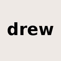 drew是什么意思