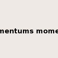 momentums momenta是什么意思