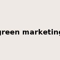 green marketing是什么意思