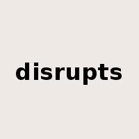 disrupts是什么意思