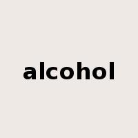 alcohol是什么意思