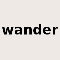 wander是什么意思