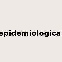 epidemiological是什么意思