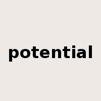 potential是什么意思