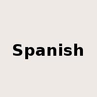 Spanish是什么意思