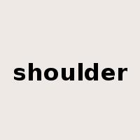 shoulder是什么意思