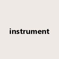 instrument是什么意思