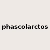 phascolarctos是什么意思