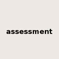 assessment是什么意思