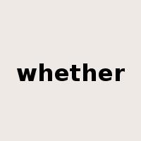whether是什么意思