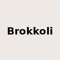 Brokkoli是什么意思