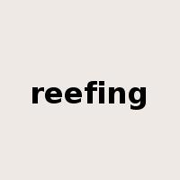 reefing是什么意思