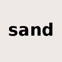 sand