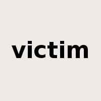 victim是什么意思
