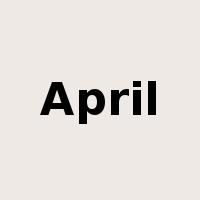 April是什么意思