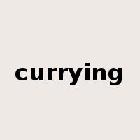 currying是什么意思