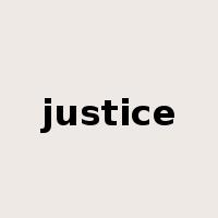 justice是什么意思