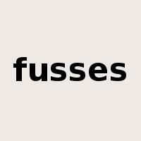 fusses是什么意思