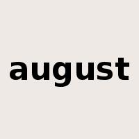 august