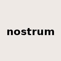 nostrum是什么意思