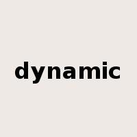 dynamic是什么意思