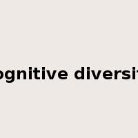 cognitive diversity是什么意思