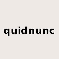 quidnunc是什么意思